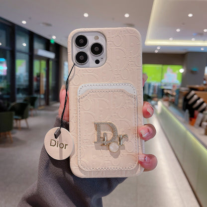 Leather card holder case