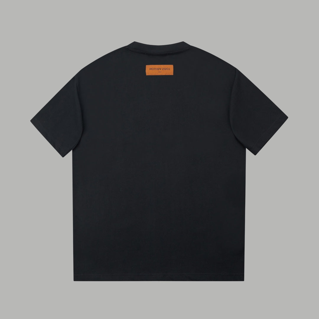 Simple letter printing t-shirt