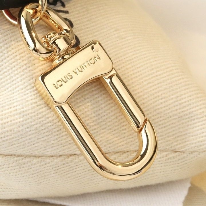 Gradient Purple Monogram Keychain