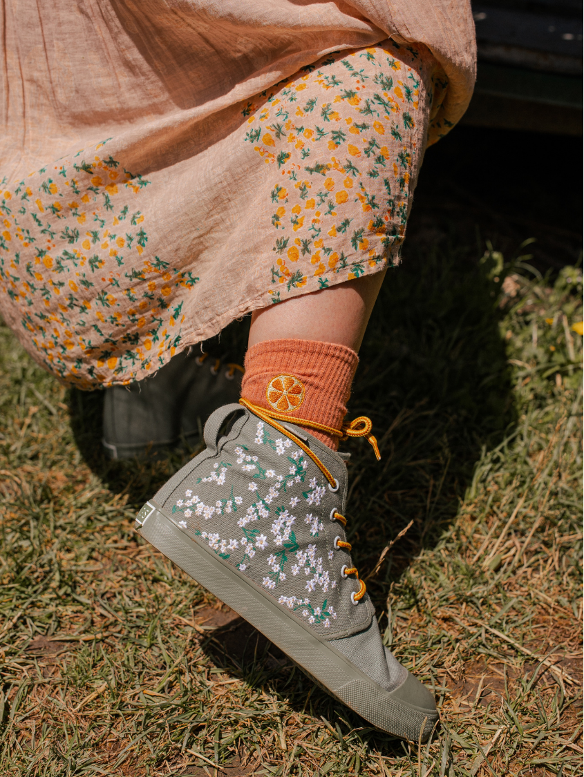 Floral Fields High Top