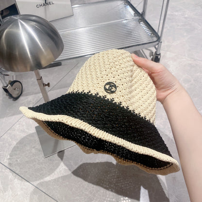 Fashion Straw Bucket Hat