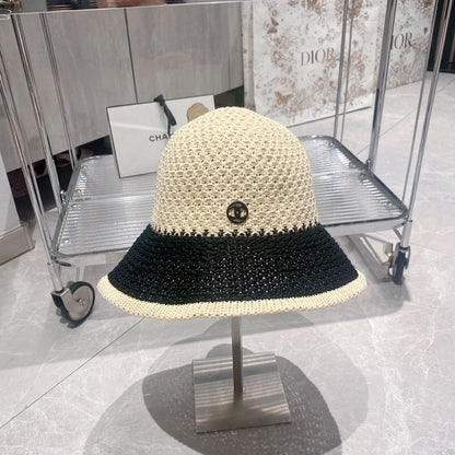 Fashion Straw Bucket Hat