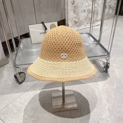 Fashion Straw Bucket Hat