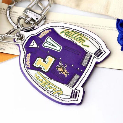 Baseball Jacket Pendant Keychain