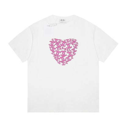 Heart printed T-shirt