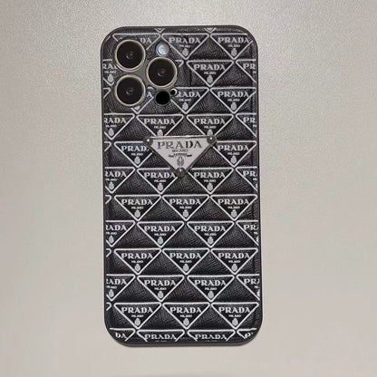 Leather Full Triangle Pattern Case