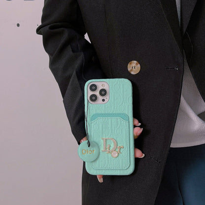 Leather card holder case